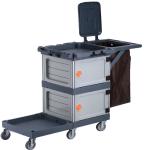Lockable Safebox Housekeeping Janitorial Cleaning Carts