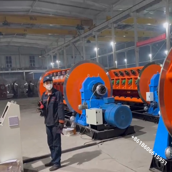 250r/Min Rigid Stranding Machine Step Less Adjust For Aluminum Conductor