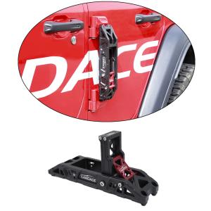 China 4x4 Off Road Aluminium Side Door Steps Foot Pedal for Jeep Wrangler JL Hard Anodizing factory