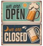Eco Friendly Square Custom Made Metal Signs 30x40 CM / 40x20 CM / 40x40 CM