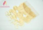 Virgin 613 Blonde Hair Weave Body Wave Frontal No Shedding And No Tangle