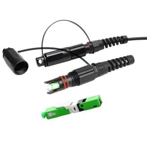 China FTTA IP68 Waterproof Fiber Optic Connector Reinforced Adapter SC APC factory