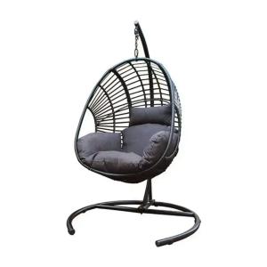 China General Outdoor Furniture Hammock Swing Chair With Iron Tube Frame And Cotton Fabric factory