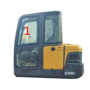 China EC60 VOLVO Windshield Glass Left Side Position NO.1 Bending Resistant factory