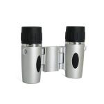 Hollyview Mini Pocket Folding Roof Binoculars Silver Color 7x18 for Kids Adults