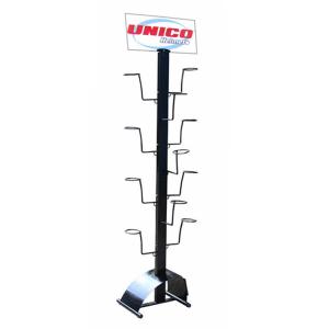 China Demountable Clothing Display Racks Football Helmet Display Stand Metal For Stores factory