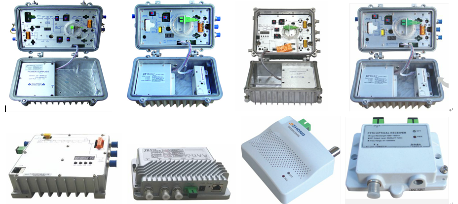 1200~1600nm Wavelength Outdoor Optical Node 2 Way Optical Receiver With AGC