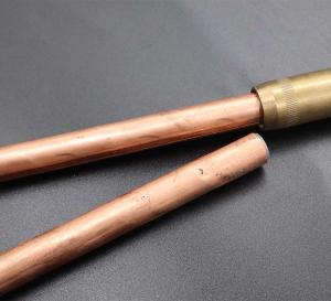 China Clad Copper Bonded Steel Ground Rod Cold Draw Mild Steel factory