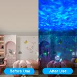 Practical Dinosaur Egg Star Projector Night Light For Kids Adults