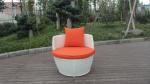 UV Resistant Fashion Obelisk Chair With Round Tea / Coffee Table