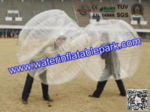 China Customized Popular Clear TPU Bubble Ball Football Hand Printing factory