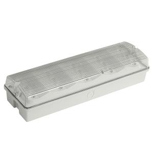 China IP65 Surface Mounted Led Emergency Bulkhead Light Nickel - Cadmium Battery 3.6V 0.6Ah factory