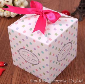 China Wholesale Valentine's day gift box with pink Ribbon factory