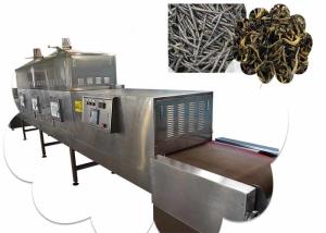China Black Tea Drying Continuous Tunnel Dryer , Microwave Food Dehydration Machine factory