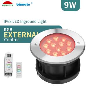 China External Control 380lm 9W SS316L LED Ground Pool Lighting factory