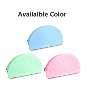 China Silicone Cosmetic Storage Bag Large Capacity Travel Makeup Brush Holder Portable Cosmetic Waterproof Organizer factory
