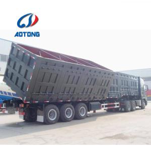 China Low Bed Deck Dimension of 12000X2500X1500mm Dump Semi Trailer for Australia Market factory