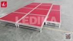 Motorized Rotating Aluminum Stage Platform Catwalk Adjustable 1220×1220 mm