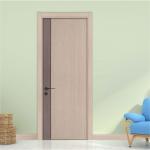 Modern Composite Mahogany Solid Wood Door 2.1m Height Waterproof Crackproof