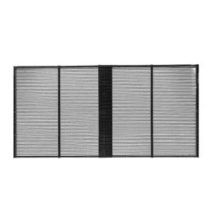 China Durable Cabinet Transparent Glass LED Screen For Building Advertising factory