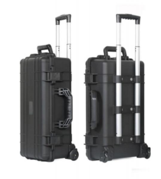 Hard Plastic Tool Carry Cases / Custom Logo Equipment Trolley Case Corrosion