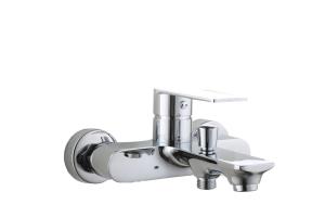 China Brass Wall Mounted Shower Mixer With Contemporary Style T9371A factory