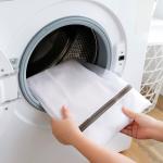 White Microfiber Houseware Plastic Products Nylon Filter Laundry Wash Bag Mesh