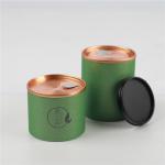 OEM Food Grade Cardboard Tube Packaging Kraft Paper Tube Box For Tea