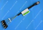 30 AWG Mini SAS Serial Attached SCSI Cable , 36P SFF 8087 To SATA Breakout Cable