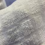 Cotton Checker Hand White Waffle Towels