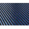 Buy cheap Orange Blue Hybrid Carbon Kevlar Fabric , 200GSM Aramid Carbon Mixed Cloth from wholesalers