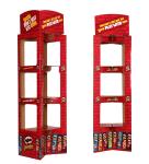 Foldable Flooring Racking Display Cardboard Candy Carton Product POP Store Shelf