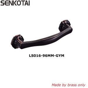 China Cabinet Drawer Handle for Home Decorative Handle by oiled cooper 76mm and 96mm length factory