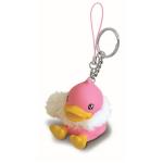 Mini Cute Promotional Plastic Keychain Duck Shaped OEM ODM