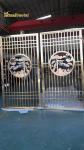 201 304 Antique Bronze Hotel Decoration Stainless Steel Room Divider