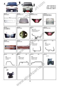 China HINO FC2W FB112 KM777 Truck Spare Parts accesories body parts factory