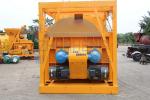 Fixed Stationary Twin Shaft JS2000 Concrete Mixer Environmentally Friendly Long