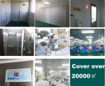 Hooded White Disposable Coveralls , Disposable Dust Suits With Shoe Cover