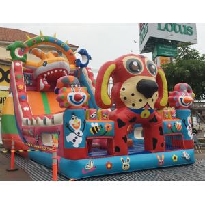 Gaint Inflatable Combo / Inflatable Slide Bouncy / Combo Castle Games For Kids