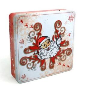 custom printed CD tin case for Xmas music collection