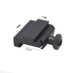 20MM To 11MM Scope Rings And Mounts Aluminum Converter Rail Dovetail Base