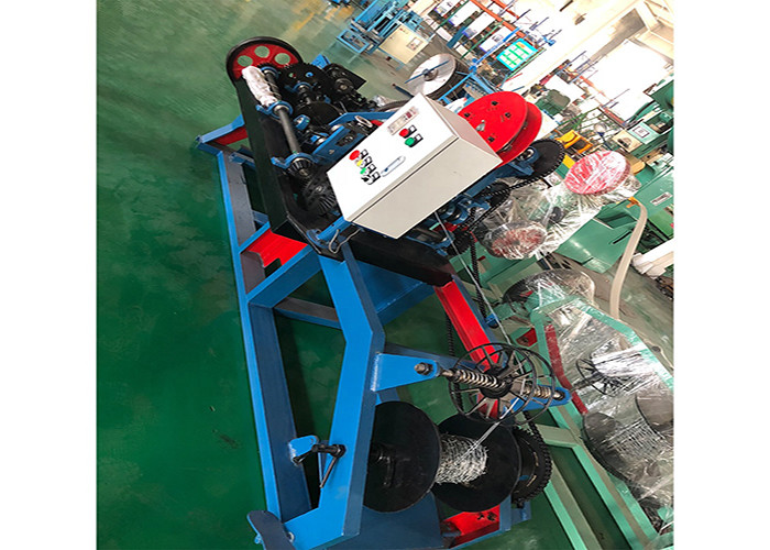 High Production Fully Automatic Barbed Wire Machine Production Line 1.8 - 2.2 Mm