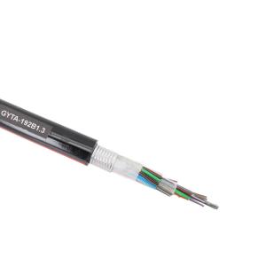 China Stranded Loose Tube Light-Armored Fiber Optic Cable GYTA 24 Core factory