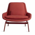 FIELD LOUNGE CHAIR HC180 Upholstered Fabric Metal Frame Living Room Italian