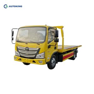 China FOTON Flat Bed Towing EURO 5 Flatbed Tow Truck For Rescue Vehicle factory