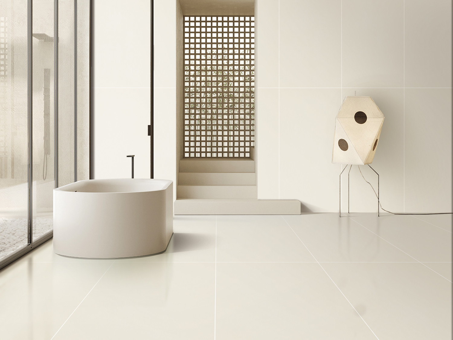 48''X24'' Textured Soft Glazed Porcelain Tile Acid-Resistance For Bathroom Grade AAA