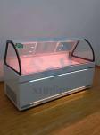 Stainless Steel Deli Display Freezer 220V Direct Cooling