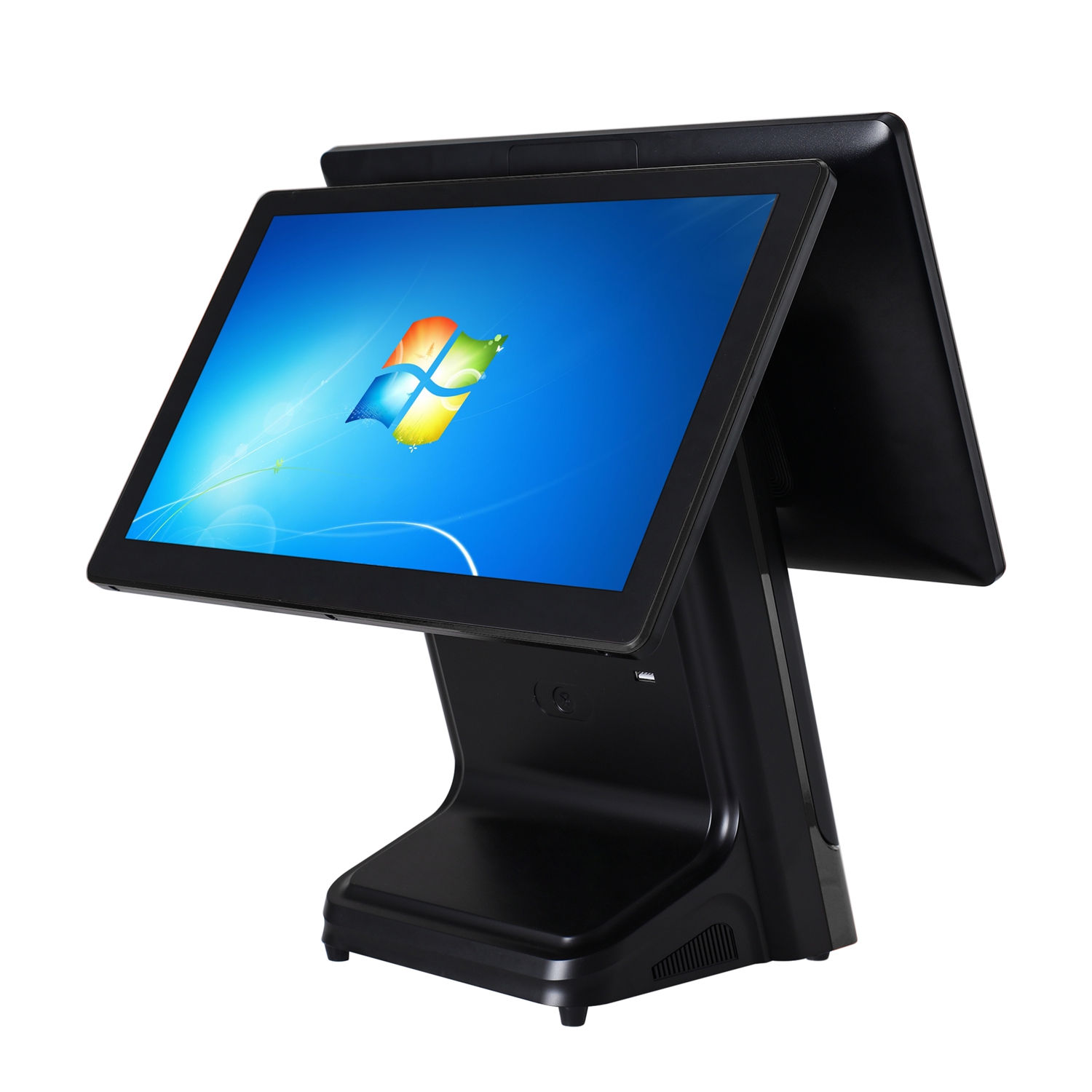 Small Retail Store Fast Food Cafe Payment Kiosk with 15.6'' Display and 4/8/16GB SSD