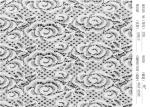 Wedding Lace Trim Bridal Applique With Cording Cotton Fabric Embroidered