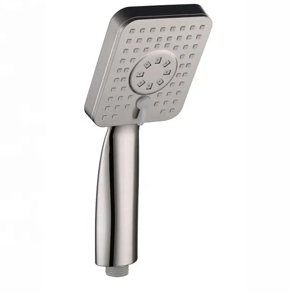 4 Functions ABS Chrome High Pressure Hand Held Shower Head With Online Technical Support